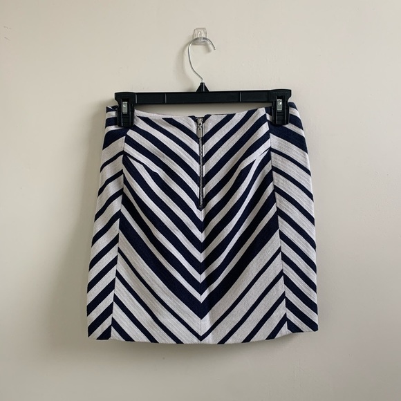 H&M Navy Blue & White Striped Mini Skirt - Picture 5 of 7